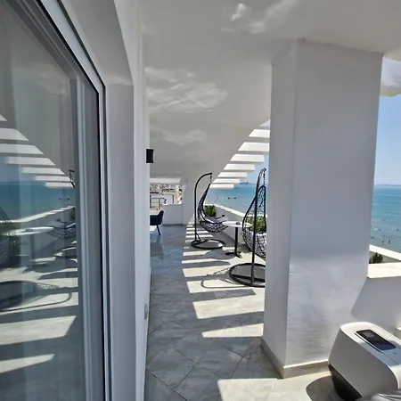 Skyline Penthouse Wrap-around Terrace & Outdoors Jacuzzi Villa Durres
